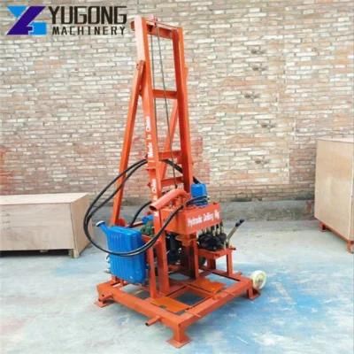 0-150m Depth Diesel/Electric/Gasoline Engine Portable Water Well Drilling Rig