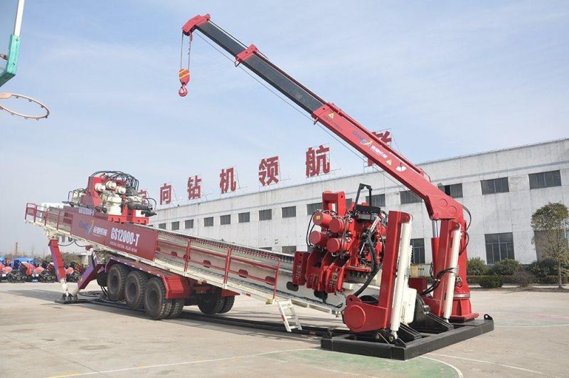 Goodeng 1200T(TS) pipeline crossing machine HDD rig for optical fiber/cable/oil/gas system