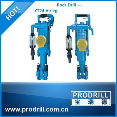 Yt24 Air Leg Rock Drill for Hard Rock