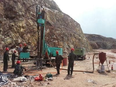 200 Meter Core Drilling Rig Manual for Rock with Crawler Chassis