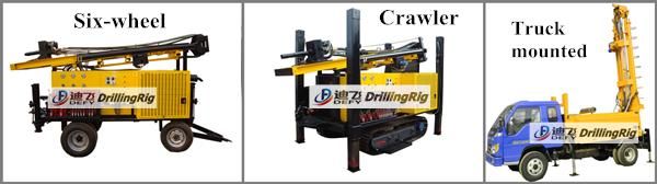 Dfq-200c Bore Well Drilling Truck for Hard Rock