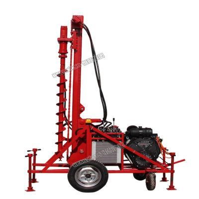 Portable Pneumatic Rock Borehole Drilling Rig