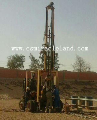Wheel Type Hydraulic Geotechnical Engineering Soil Testing Core Drilling Rig (YZJ-300YY)