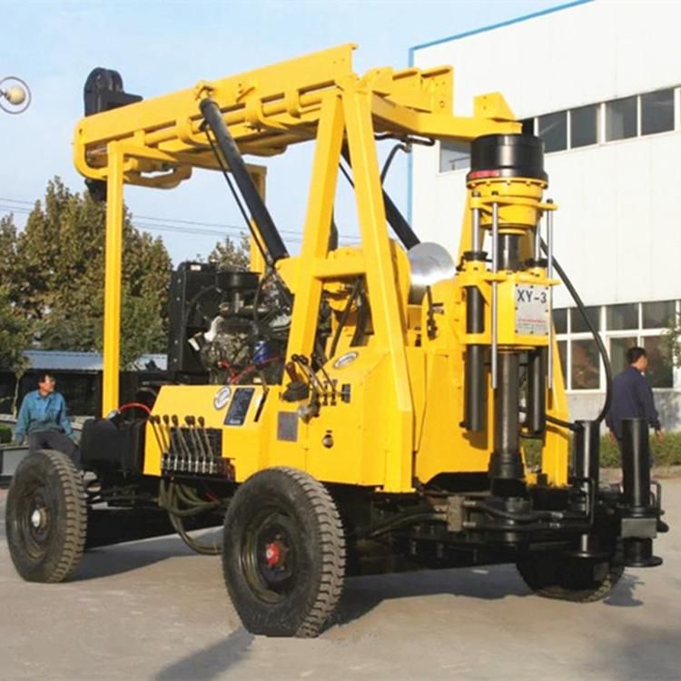 400m Depth Hydraulic Trailer-Mounted Water Drilling Rigs Machine