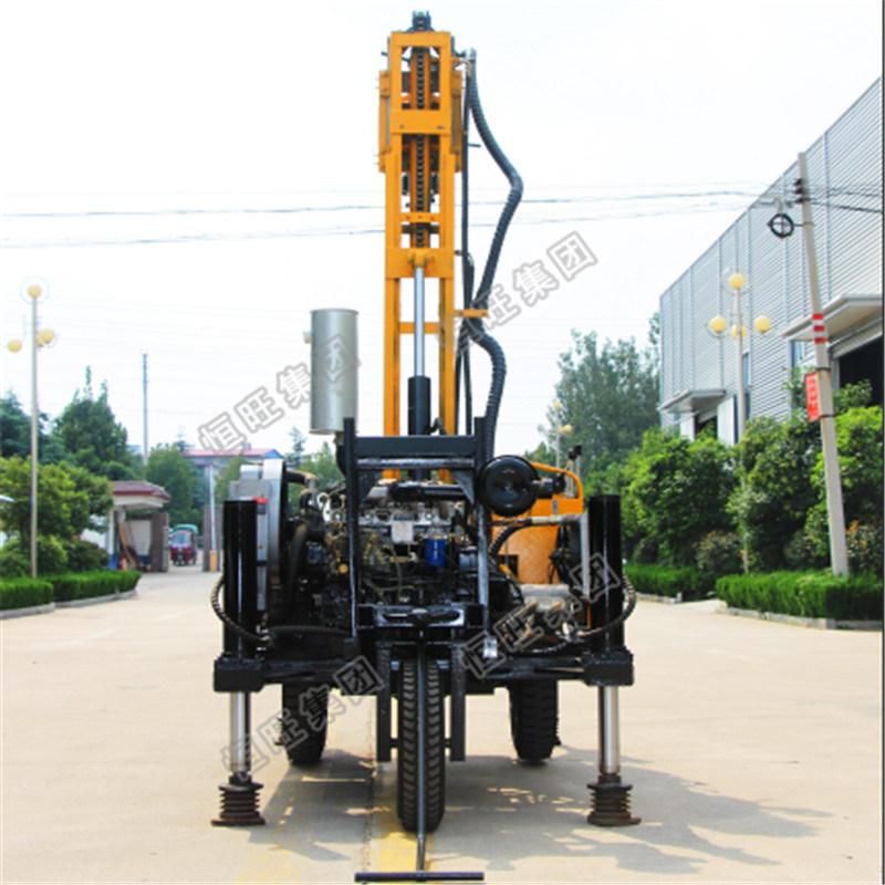 Wheel Mounted Air Type Water Well Drilling Rig