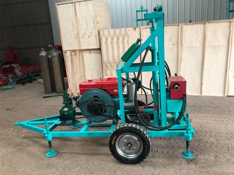 Hf150d Good Steel Portable Water Well Drilling Rig Machine