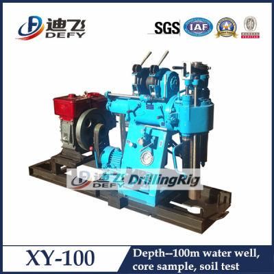 Small Cheap Xy-100 Diamond Core Drilling Rig Machine