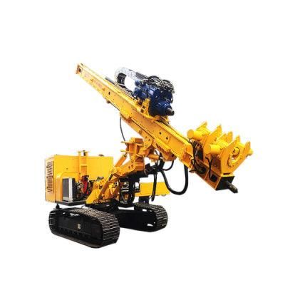 180m Portable Crawler Hydraulic DTH Rock Borehole Drill Machine