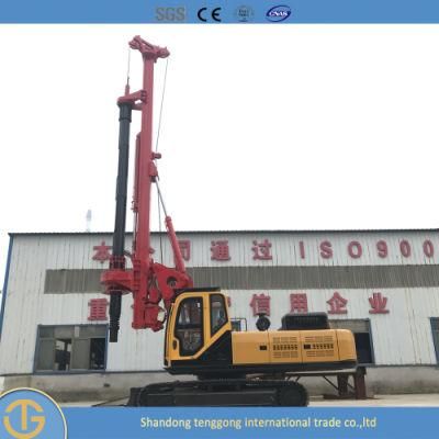 Portable Crawler Hammer Electric Ground Screw Pile Driver Rotary Crawler Pile Driver Drilling Dr-90 Rig for Free Can Customized