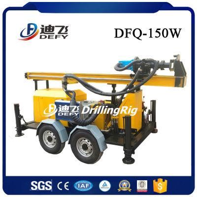 Dfq-150W Water Well Drilling Rig for Hard Rocks