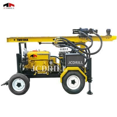 Water Well Drill Rig Trailer Mounted Versatile Drilling Machine for Water Well