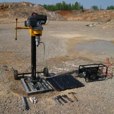 Single Vertical Backpack Drilling Rig Deep Well Drilling Rig Portable Geological Exploration Core Drilling Rig Mountain Sampling Rig