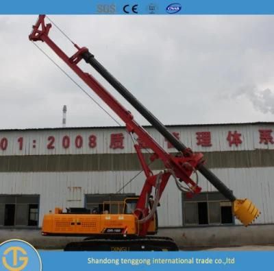 Dr-160 Hydraulic Pile Driver Machine Mini Pile Driving Rotary Drilling Rig