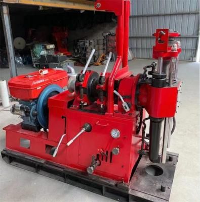 Diesel Deep Water Well Core Drilling Rig Machine 300m Hydraulic Mine Drilling Rigs Rotary Hole Borehole Drill Machines for Sale