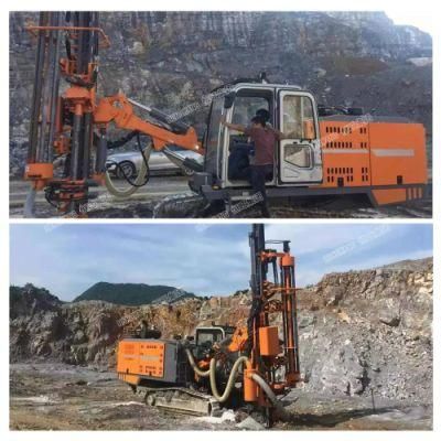 Hole Depth 30m Separated DTH Surface Drill Rig for Quarrying and Mining