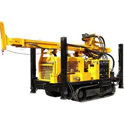 Drilling Depth 400 Meter Crawler Pneumatic Rotary Water Well Drilling Rig Machine Prices for Sale