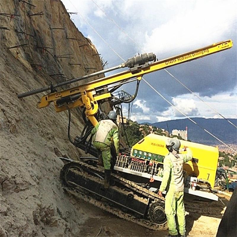 Hydraulic DTH Ground Rock Hole Drilling Machine for Rock with Low Cost