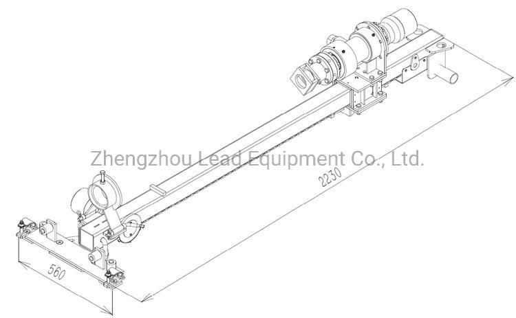 portable hydraulic chain feed drilling machine