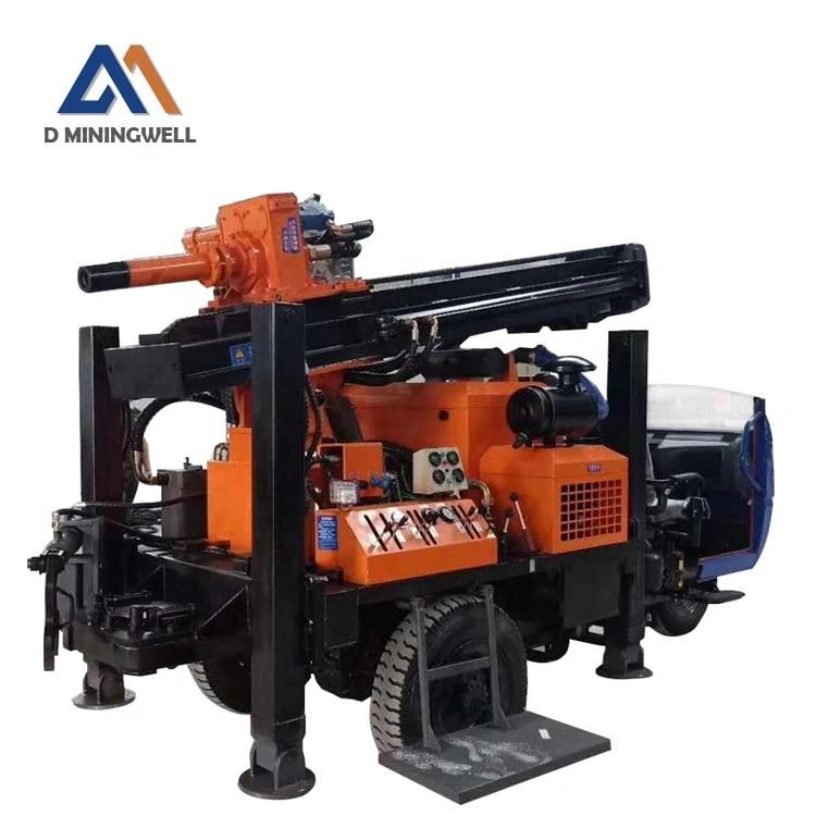 D Miningwell Fy380 Cummins 97kw Integrated DTH Drill Rig for Well Drilling