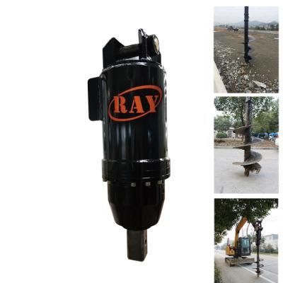 Hydraulic Rock Soil Drill Auger Drive for Mini Excavator 1~5 Tons