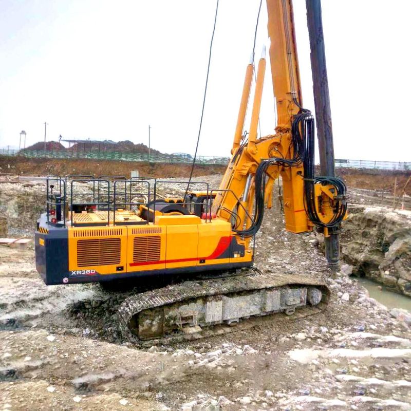 Building Foundation Engineering 50m Rotary Drilling Rig Xr150