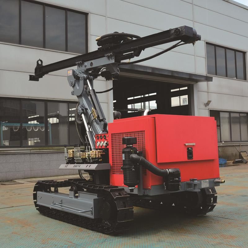 HC726A Powerful Diesel Borehole Core Rotary Drill Machine Drilling Rig Without Screw Air Compressor