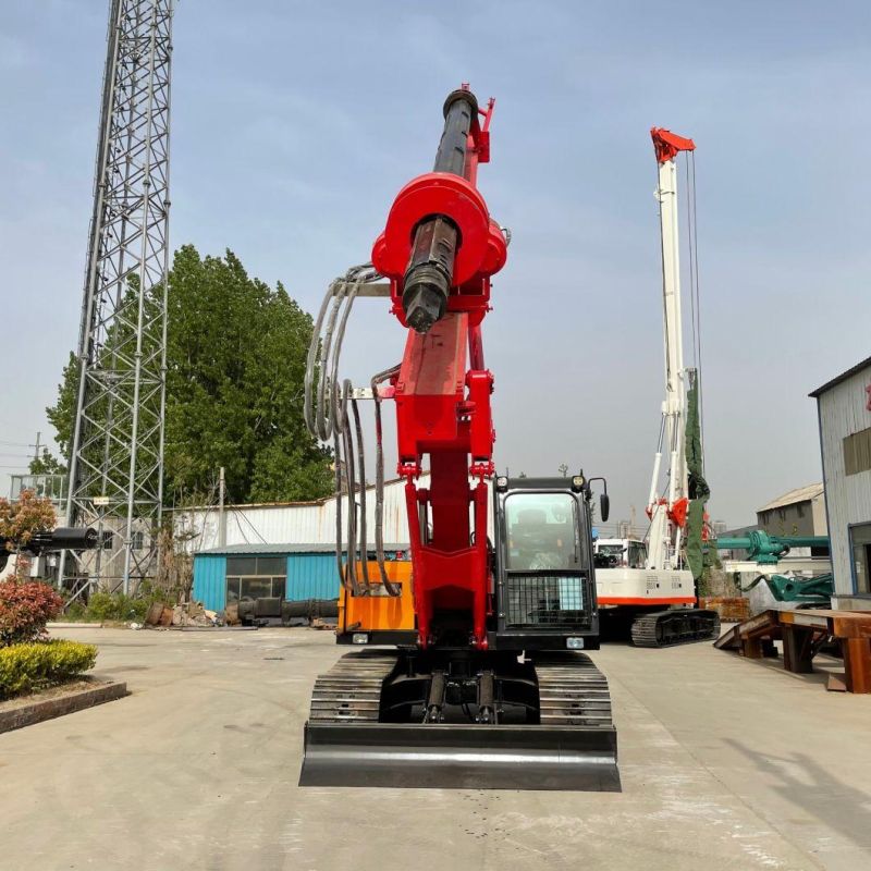 Hydraulic Auger Drilling Rig Dr-100 for Excavator Used Usage Bridge