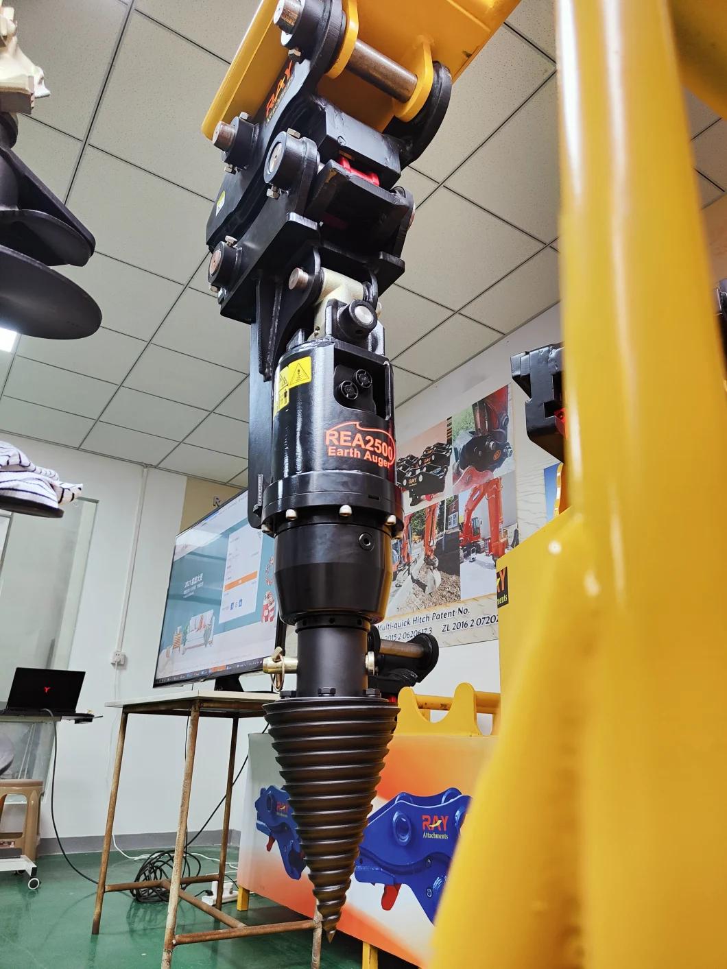 Earth Hole Drilling Machine /Hydraulic Earth Auger for 4.5t to 8t Excavator Used