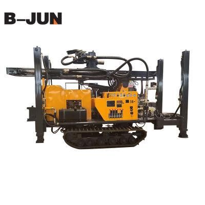 Crawler Mounted Water Well Drilling Rig 300m Air Drilling Machine