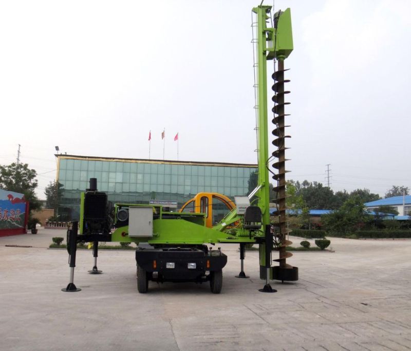 Foundation Machinery Wheeled 360-6 Excavator Pile Driving Equipment Sheet Pile Driver