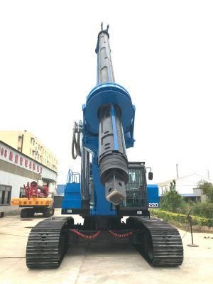 Maximum Depth 60m Small Rotary Hydraulic Pile Driver