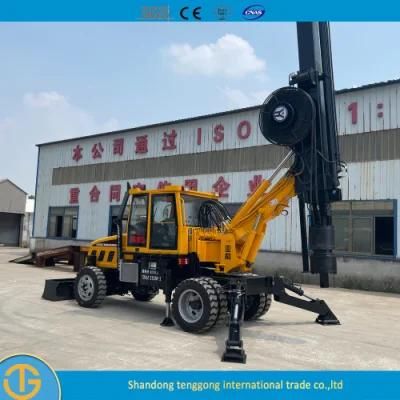 Crawler Hammer Hydraulic Piling Drilling Rig Equipment for Sale Dl-180 Model