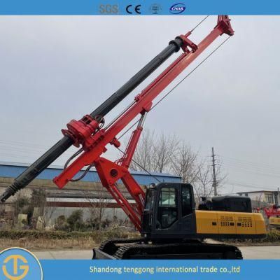 26m Soil Drilling Auger Piling Rig Dr-130 for Sale