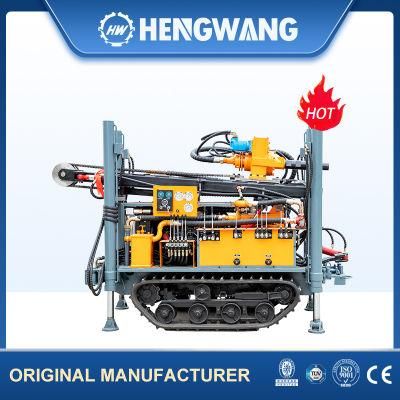 High Efficient 160m Drilling Depth Pneumatic Drill Rig Suitable for Geothermal Drilling Projects