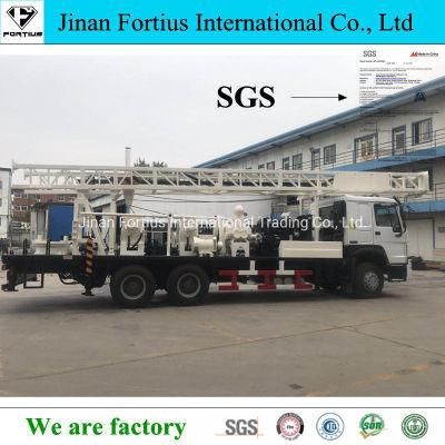 Sinotruck HOWO Shacman FAW Beiben Truck Mounted Water Drilling Rig Drilling Machine 300m 400m 600m Underground Drilling Rig