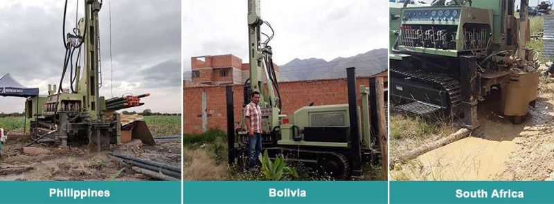 Flexible and Efficient Hf300y Borehole Rotary Water Well Drilling Rig