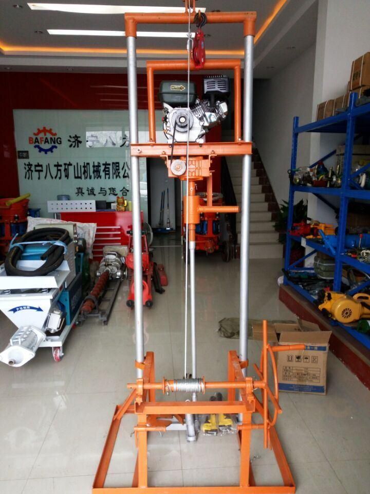 Qyj-100 Small Fold Water Well Drilling Rig, Removable Gasoline Power Drilling Machine for Sale