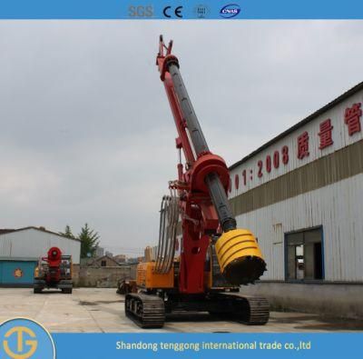 Dr-160 Mobile Long Spiral Hydraulic Auger Drilling Rig