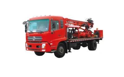 Hole Depth 150-200m Truck Mounted Water Well Drilling Rig Machine