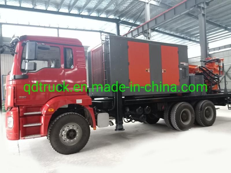 100 200 300m water well drilling rig truck mounted air compressor mud pump drill rig