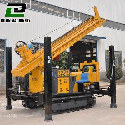 Track-Mounted Water Well Drilling Rig Deep Ground Crawler Drilling Rig Machine Portable Water Well Drilling Rigs for Soil Test