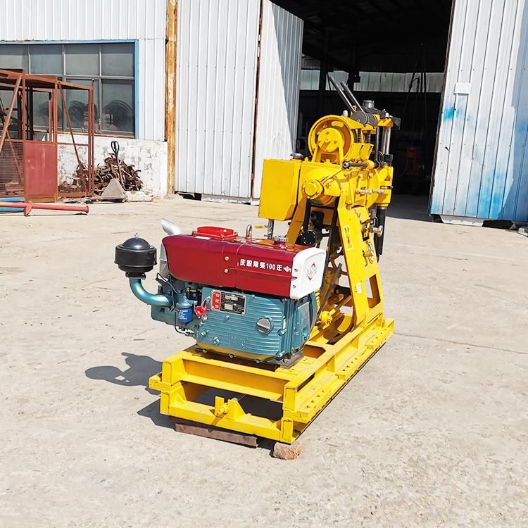 Durable 100m Deep Rock Borehole Soil Underground Water Well Drilling Rig Machine for Sale