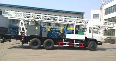 China Cheap 300m Rotary Hydraulic Borehole Deep Water Well Drilling Truck Mounted Drilling Rig