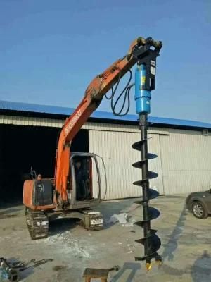 Hydraulic Earth Auger Attachment Mini Excavator