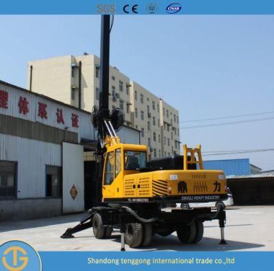 Wheeled Rotary Pile Drilling Rig in Brill Bit High Quality Dl-360 and Parts