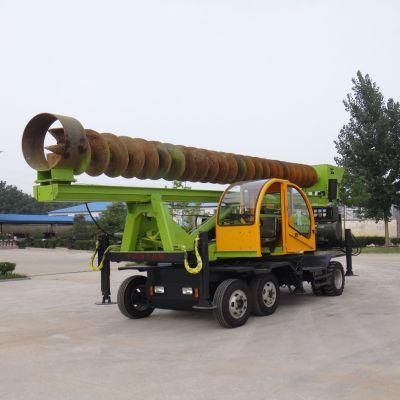 High Quality Wheeled 360-8 Hydraulic Excavator Vibratory Hammer Pile Driver Machine