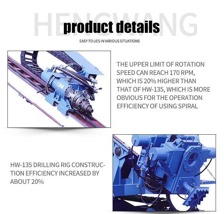 200 Meters Full Hydraulic Anchor Drilling Machine Crawler Anchoring Drilling Rig