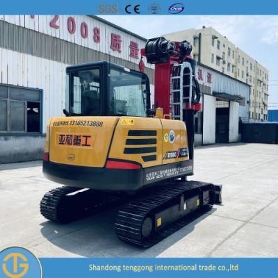 Concrete Pile Driver Drilling Electric Ground Screw Pile Driver Epuipments Dr-60 Middle Rotary Rig Machine