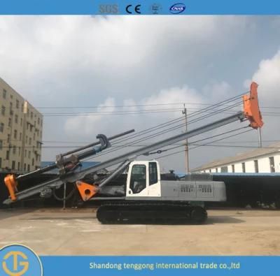 20m Drilling Depth Cfa Drilling Rig / Bored Pile Drill Machine