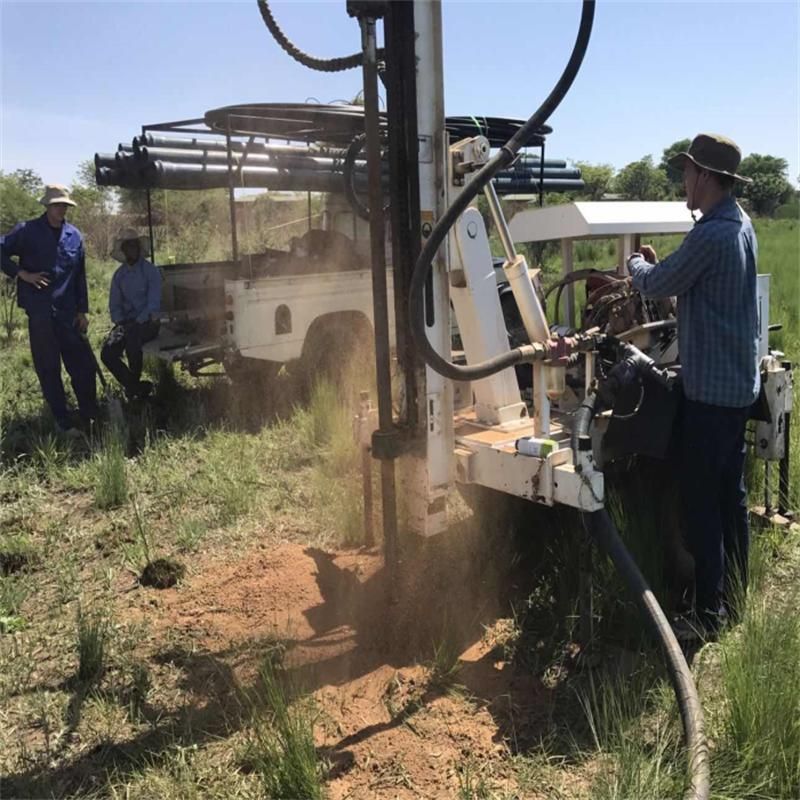 Small Trailer Mounted Portable Water Well Drilling Rig